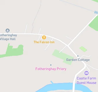 map for Fotheringhay Village Hall