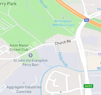 map for St Johns Church