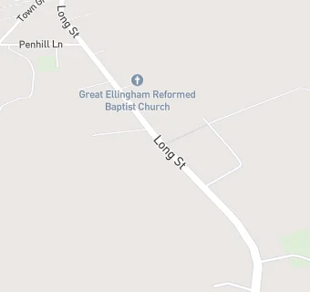 map for Great Ellingham Reformed Baptist Church