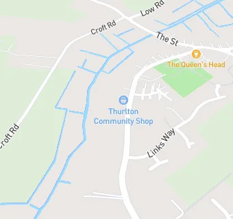 map for Thurlton Community Store Community Interest Company