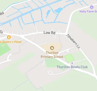 map for Thurlton Primary School