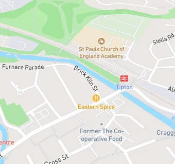 map for St Pauls Community Centre