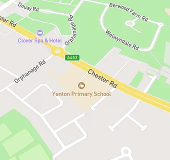 map for Yenton Primary School