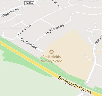 map for Caterlink Ltd @ Castlefields Primary School