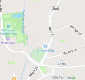 map for Medbourne Stores And Post Office