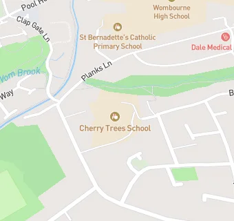 map for Cherry Trees School