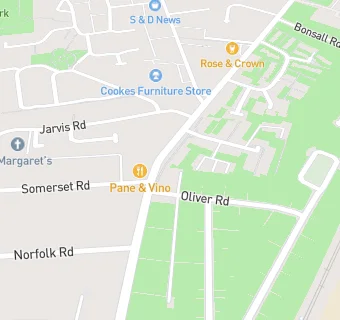 map for Gravelly Lane News