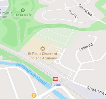 map for St Pauls Church of England Academy