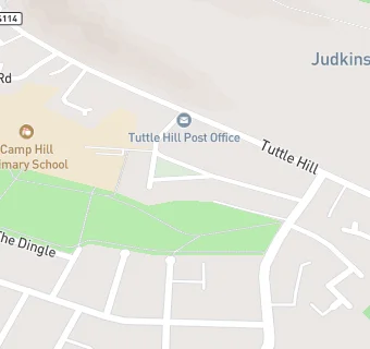 map for The Hollies Infant School