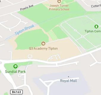 map for Alexandra High School and Sixth Form Centre