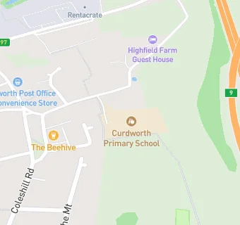 map for Curdworth Primary School