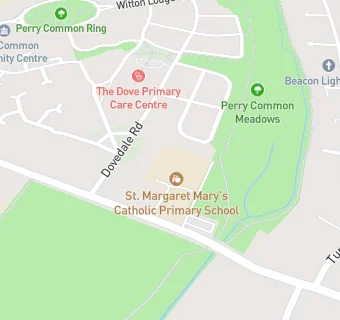 map for St Margaret Mary RC Junior and Infant School