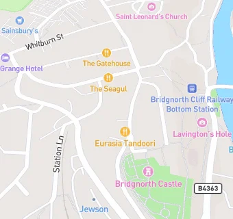 map for Bridgnorth Baptist Church