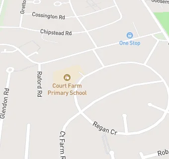 map for Court Farm Primary School