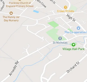 map for Fleckney Manor Training