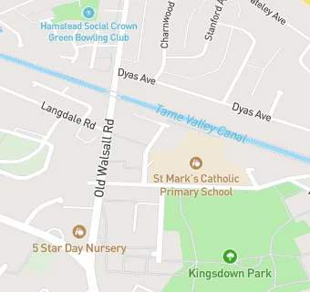 map for St Marks Junior And Infants School