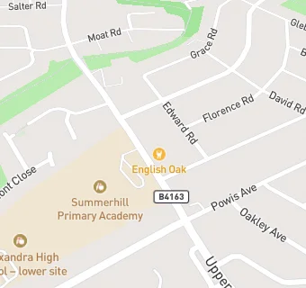 map for Summerhill Primary School