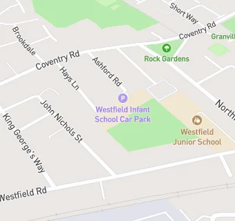 map for Westfield Infant School