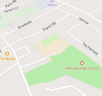 map for Hastings High School