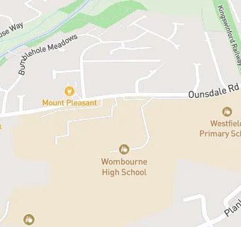 map for Ounsdale High School