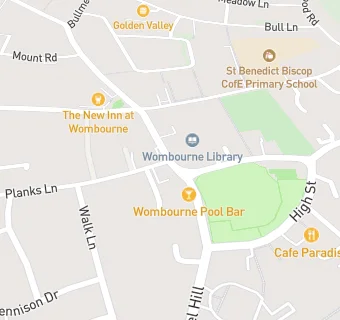 map for Wombourne Fish Bar