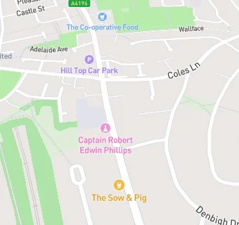 map for Hill Top Lodge Residential Care