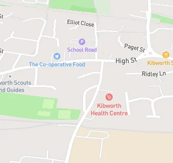 map for Kibworth Court