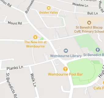 map for Boxleys Of Wombourne