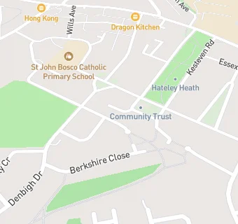 map for Kent Close Junior and Infant School