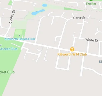 map for Kibworth Cricket Club