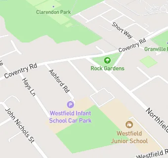 map for Westfield Community Centre