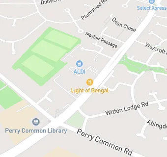 map for College Road Surgery