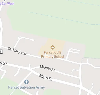 map for Farcet CofE (C) Primary School