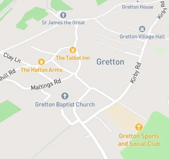 map for Gretton Garden Cottage