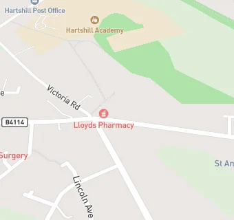 map for Chapel End Surgery