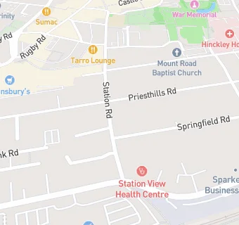 map for Station Road Dental Practice