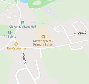 map for Claverley CofE Primary School