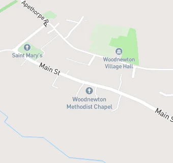 map for Woodnewton CofE Primary School