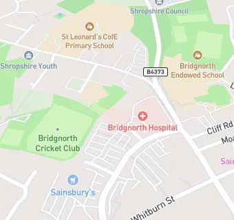 map for Bridgnorth Medical Practice