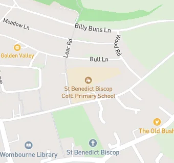 map for St Benedict Biscop CofE (F) Primary School