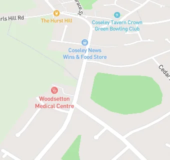 map for Woodsetton Medical Centre  