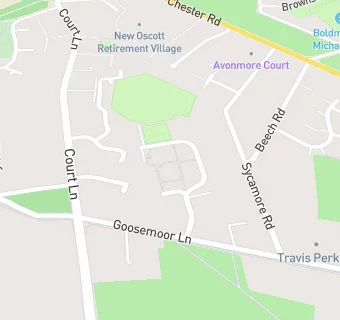 map for Erdington Court Sports Club