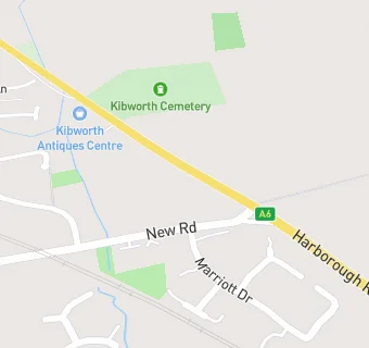 map for Kibworth Antiques Centre