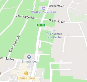 map for Norman Laud Centre