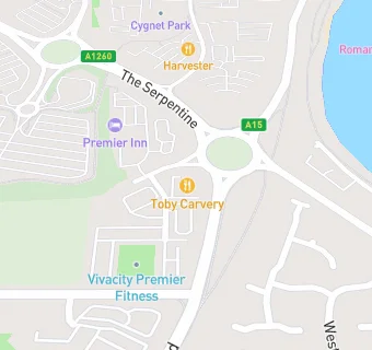 map for Toby Carvery