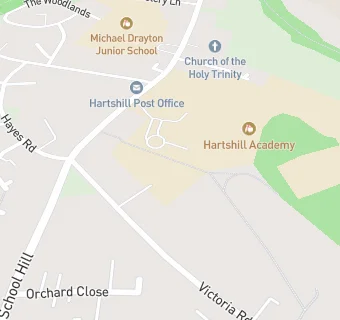 map for Nathaniel Newton Infant School