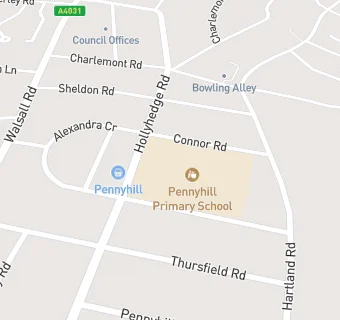 map for Charlemont Junior and Infant School