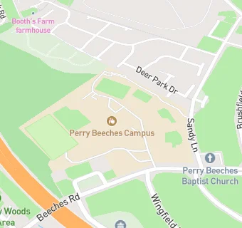 map for Perry Beeches School