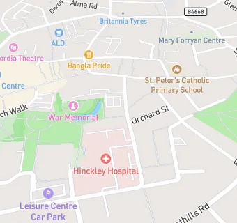 map for Hinckley Pharmacy