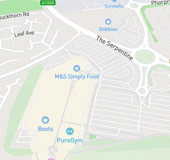 map for Nata On The Go (Peterborough)
